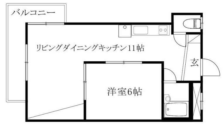 湯渡ハイツ　一棟売りの間取り