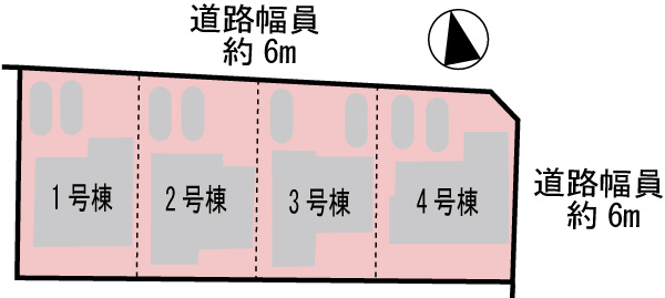 【区画図】 | 各務原市鵜沼西町　タマタウン鵜沼小