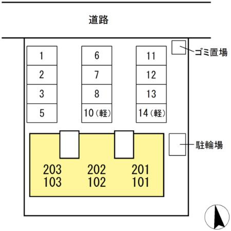 ルポルトボヌールの区画図