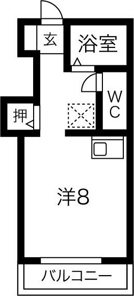 ヴァンベール植田の間取り
