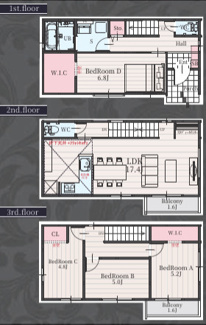  | 【名古屋市西区新福寺1丁目20-3新築戸建2号棟】✨️仲介手数料無料✨️庄内小学校・名塚中学校
