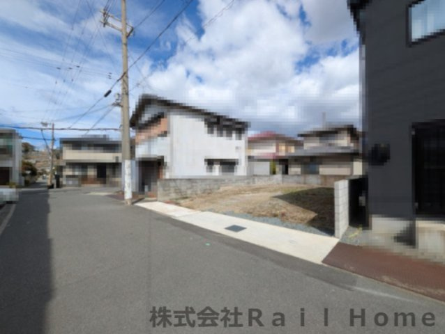 姫路市網干区和久　売土地の前面道路含む現地写真