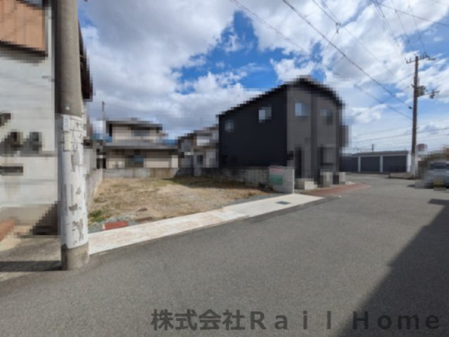 姫路市網干区和久　売土地の前面道路含む現地写真
