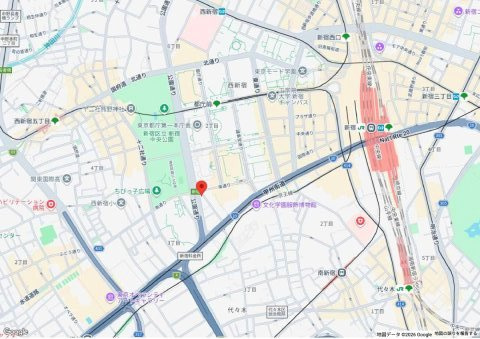 新宿セントランドビルの地図