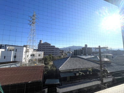 【展望】 | サングレート長尾 | 南向きなので陽当たり、通風ともによく洗濯物もよく乾きそうです☆