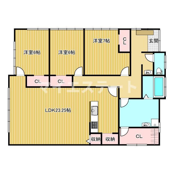 【間取り】 | 松江町戸建