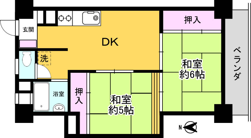 西葛西ユニオンビルの間取り