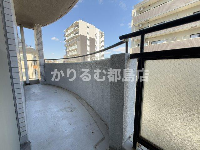 ICube都島のバルコニー