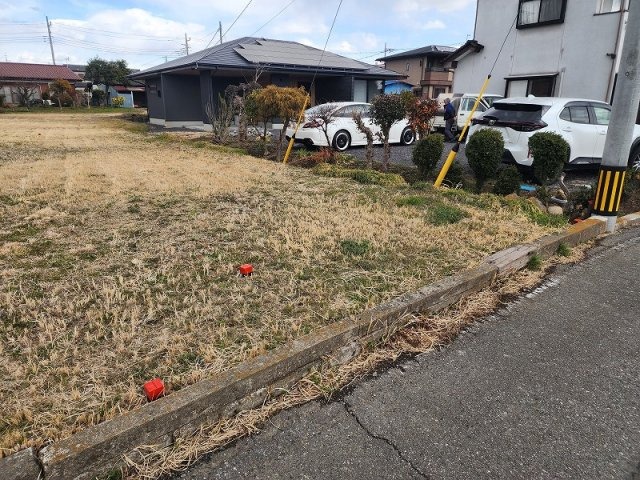 高崎市南新波町売土地の外観