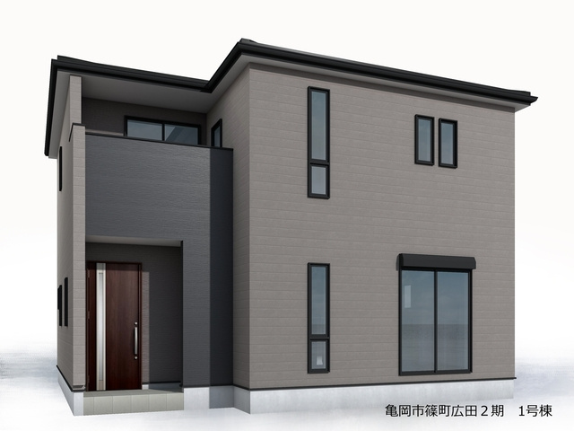 リーブルガーデン亀岡市篠町広田2期の外観パース