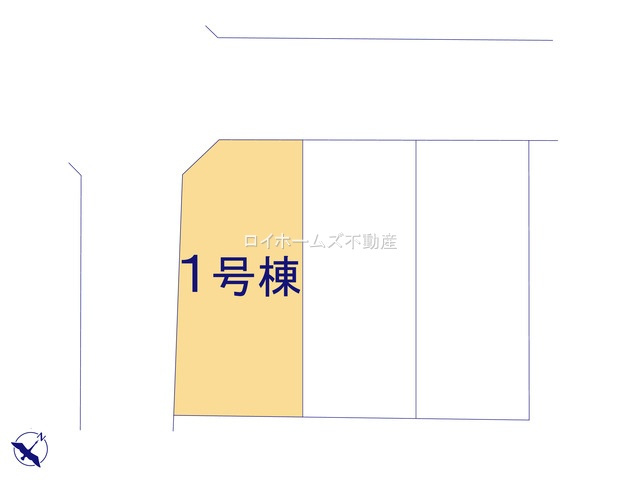 【区画図】 | 尾張旭市大塚町１丁目5-1『仲介料無料』新築戸建て | 1号棟