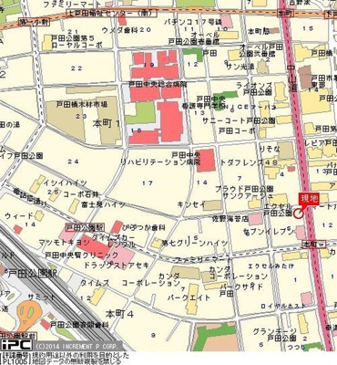 【地図】 | スカイコート戸田公園