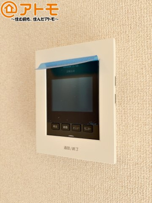 【防犯設備】 | 葵区古庄六丁目8期　新築戸建　全1棟 | TVモニター付きインターホンは訪問者を確認することができて、防犯性に優れています♪