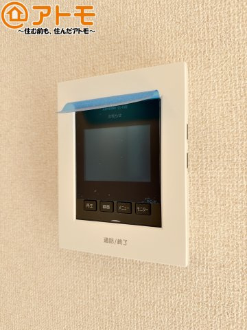 【防犯設備】 | 葵区古庄六丁目8期　新築戸建　全1棟 | TVモニター付きインターホンは訪問者を確認することができて、防犯性に優れています♪
