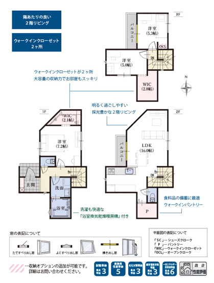 【間取り】 | 葵区古庄六丁目8期　新築戸建　全1棟 | 使い勝手の良い3LDK♪生活に合わせて使うお部屋を選べます♪
