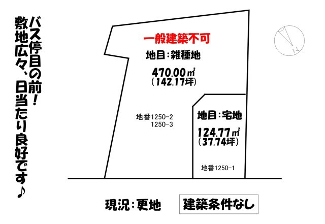 売地の土地図