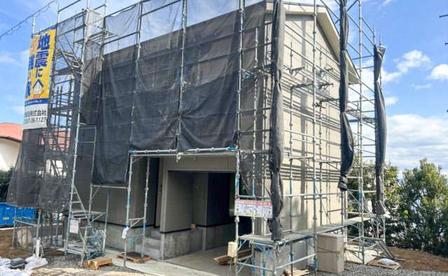 商談中　相模湾と大島を一望する新築2LDKの外観|西側外観