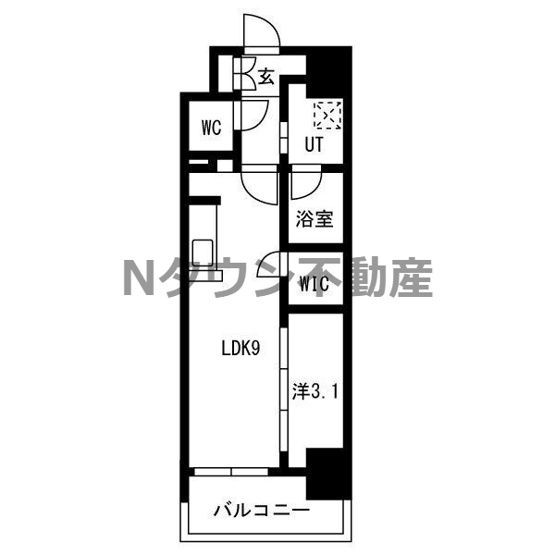 【間取り】 | メイクスアート名駅WEST | 間取りです