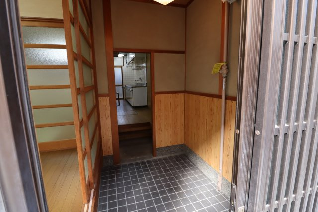 【京町家プロフィール登録】上京区七番町／確定測量済・6Kの玄関