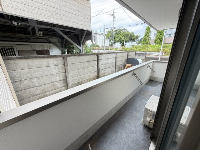 Ｌ｀ｅｓｐａｃｅ北松戸のバルコニー