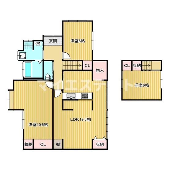 【間取り】 | 古閑浜町戸建