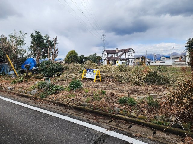 高崎市筑縄町売土地の外観
