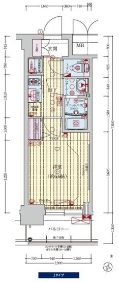 【間取り】 | プレサンス新大阪イオリア 