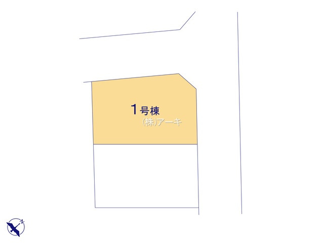 刈谷市野田町西田78番40の一部『仲介手数料無料』新築戸建ての区画図