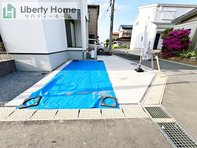 取手市野々井1期　新築戸建て　1号棟の駐車場