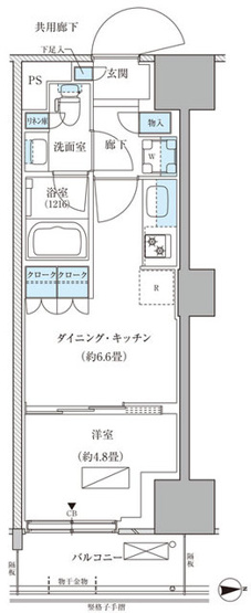 【間取り】 | パークアクシス品川天王洲アイル
