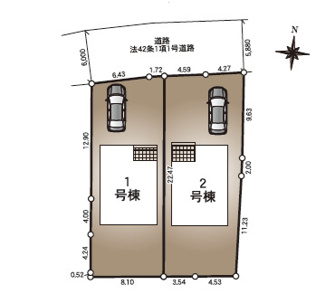 【区画図】 | 新潟市東区山の下町第4  2号