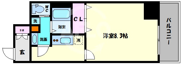 エグゼ天王寺Ⅱの間取り|エグゼ天王寺II　間取り