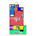 【間取り】 | ヴィラージュ博多駅南の間取り