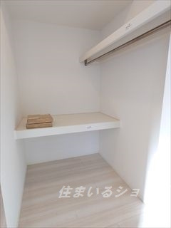 広島市安佐北区可部１丁目のアパートの収納|ウォークインクローゼット