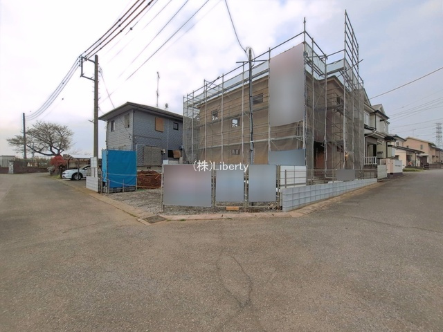 古河市大山第4　新築戸建の前面道路含む現地写真