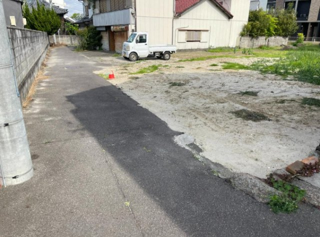 常滑市西之口　売り土地の前面道路含む現地写真|前面道路含む現地写真です