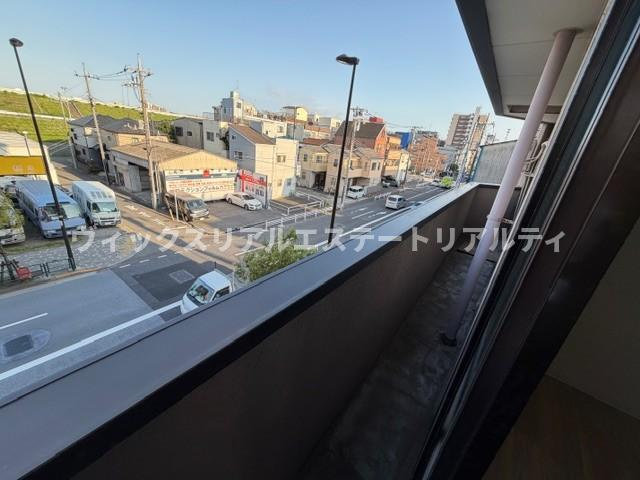 カルムメゾン丸山のバルコニー