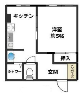 谷田ビルの間取り