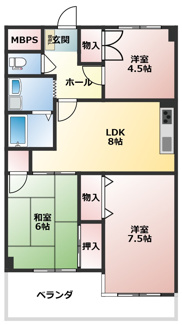【間取り】 | 西千葉パーソナルハウス