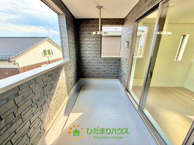 加須市北下新井第５　新築一戸建て　03　クレイドルガーデンのバルコニー