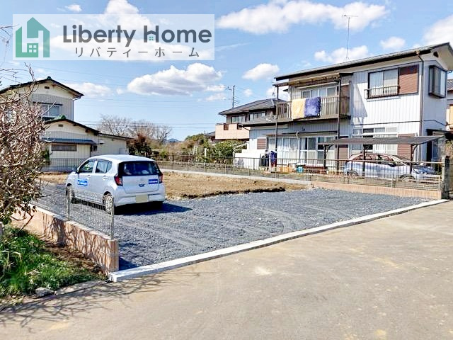 第2石岡市下林　新築戸建の前面道路含む現地写真