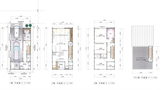 【間取り】 | 琵琶町1丁目新築戸建 | 間取りサンプル③　今なら軽微な変更が可能です　リビング20帖以上です