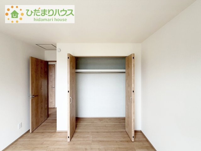 【収納】 | 土浦市おおつ野6丁目10番　新築戸建　A号棟 | 全室にクローゼットが付いていて、お部屋の住空間もスッキリ広々使えそうです(^^)