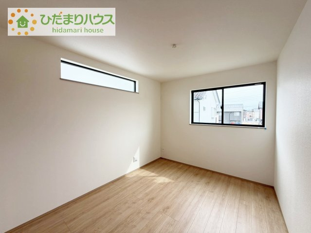 【洋室】 | 土浦市おおつ野6丁目10番　新築戸建　A号棟 | 机にベットを置けば子供部屋の完成です！