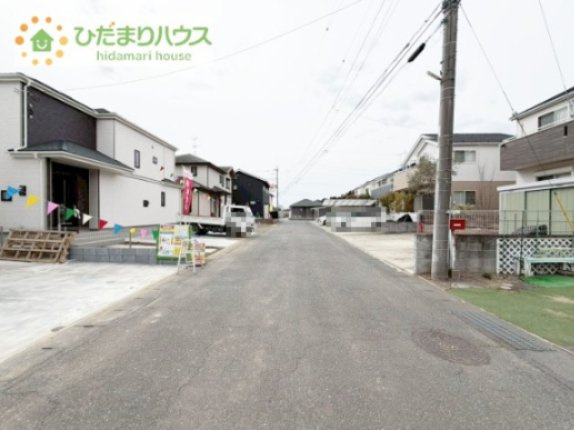 【前面道路含む現地写真】 | 土浦市おおつ野6丁目10番　新築戸建　A号棟
