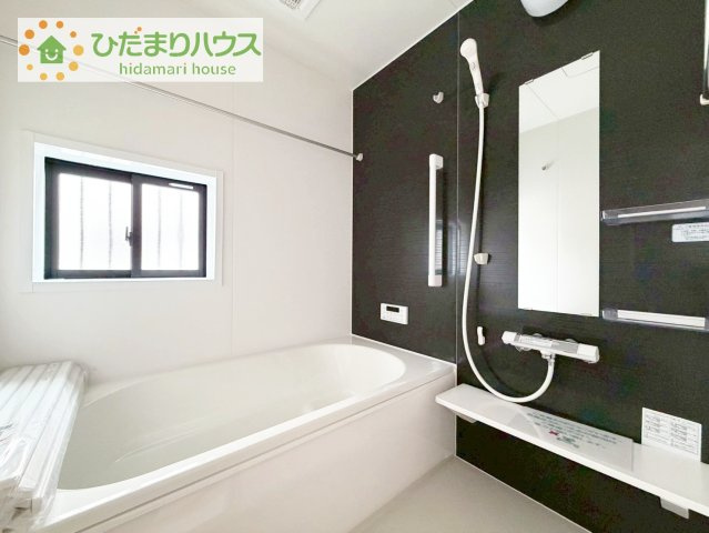 【浴室】 | 土浦市おおつ野6丁目10番　新築戸建　B号棟 | 大人が足を伸ばしても十分な広さ！一人でゆっくりくつろぐ時間も大切です！