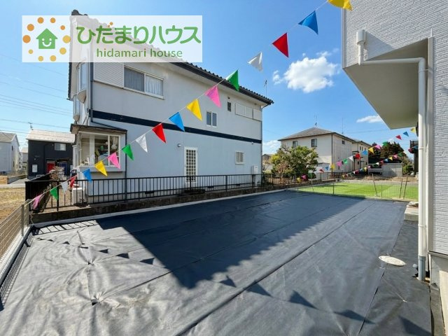 【庭】 | 土浦市おおつ野6丁目10番　新築戸建　B号棟 | お庭付物件になります！お庭遊びや、プールなどお子様も大喜び(^^)
