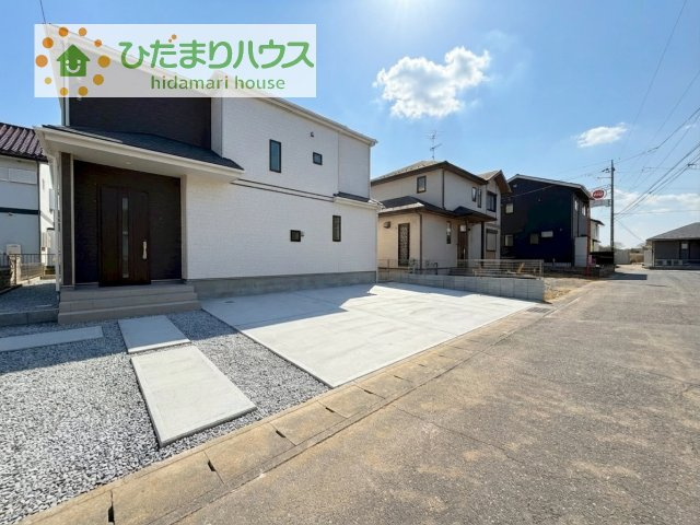 【駐車場】 | 土浦市おおつ野6丁目10番　新築戸建　B号棟 | マイホームなら駐車場代がかかりません！しかも、自宅の駐車場で洗車ができます！今までコイン洗車に行っていた手間も省けて、節約にもつながります(^^♪