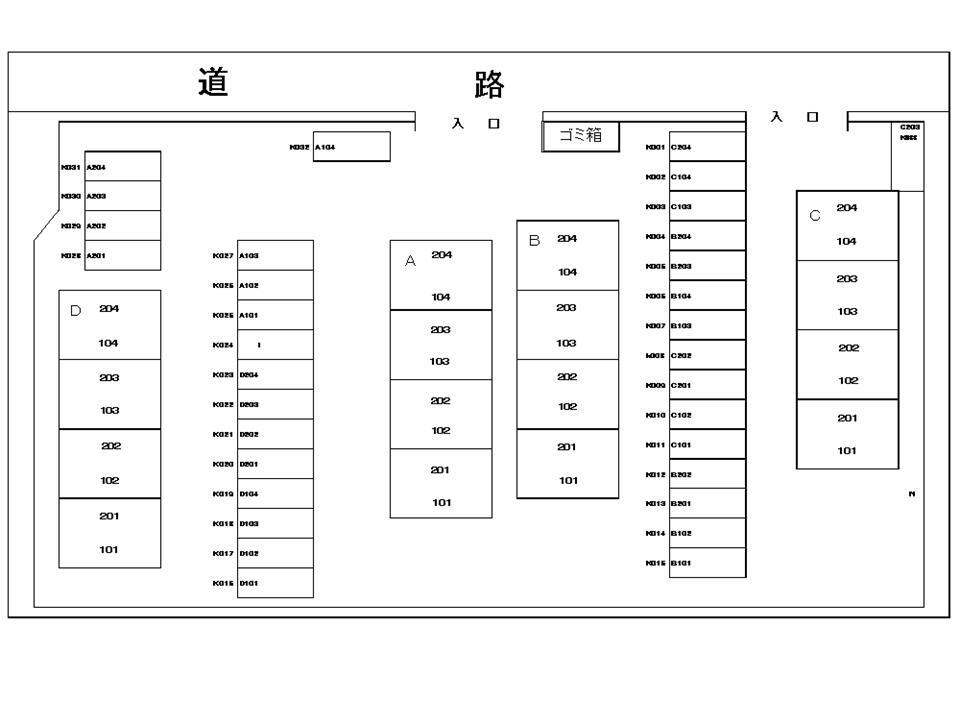 グリーンリッチヒルズＤの駐車場|駐車場
