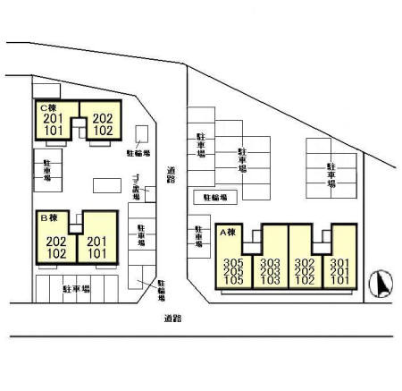 リビングタウンひたち野 Ｂの地図